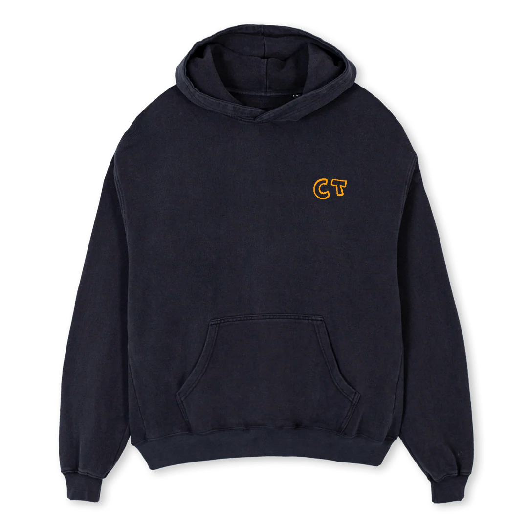 CTHOODIE Vintage Black Oversized Hoodie.