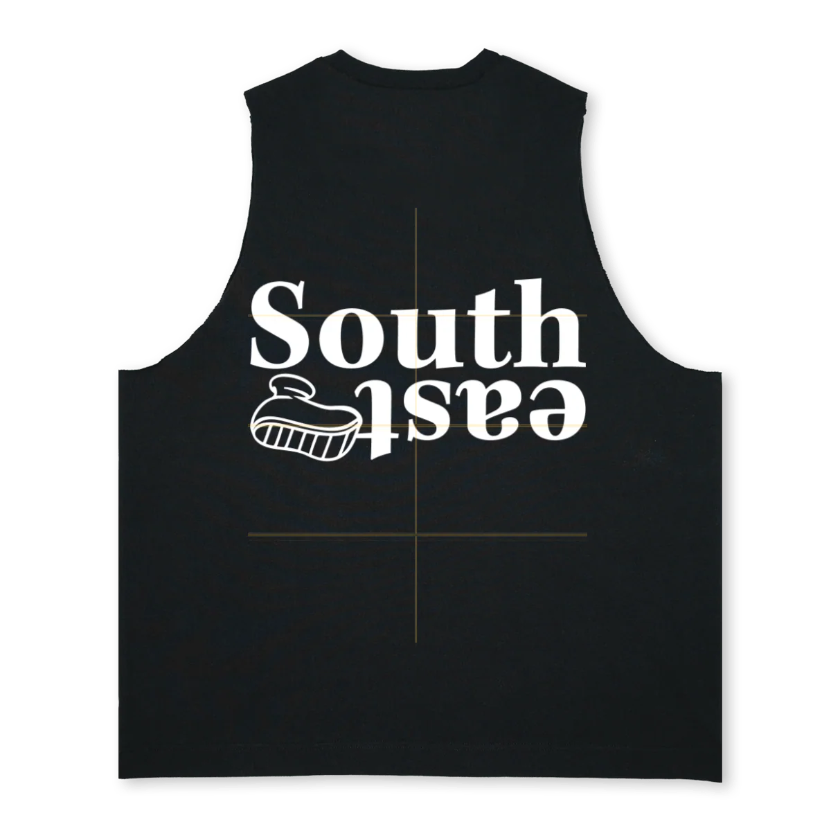 CUTOFFSOUTHEAST Deep Black Oversized Vest. - Image 2