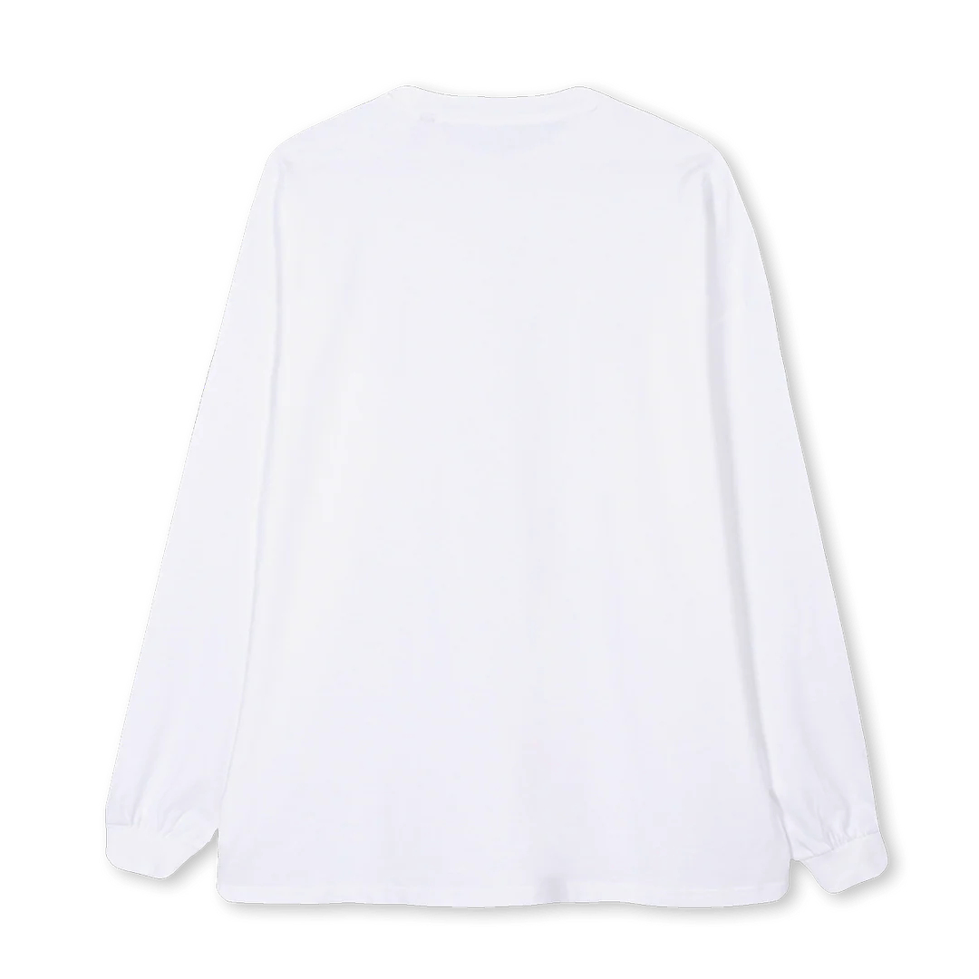 DAVID White Oversized LS Tee. - Image 2