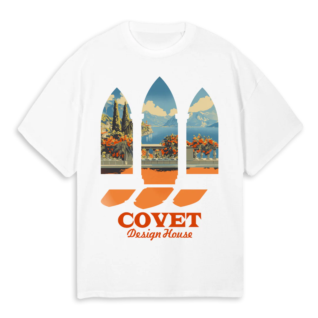 DCH White Oversized Tee.