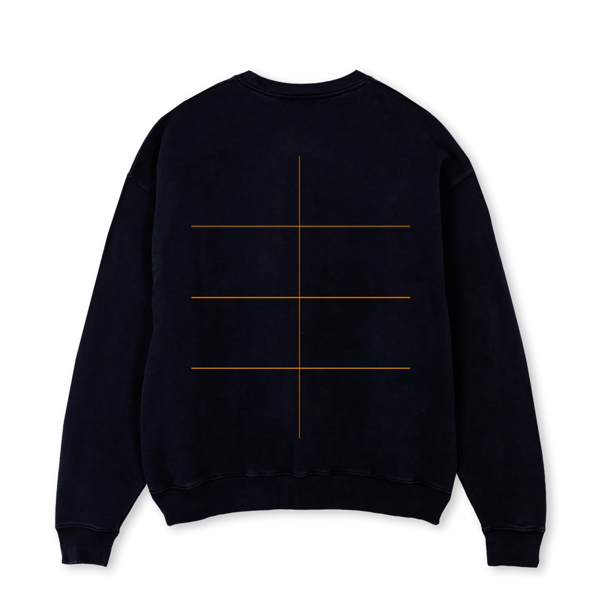 DEADHEARTSONE Black Oversized Crewneck Sweater. - Image 2