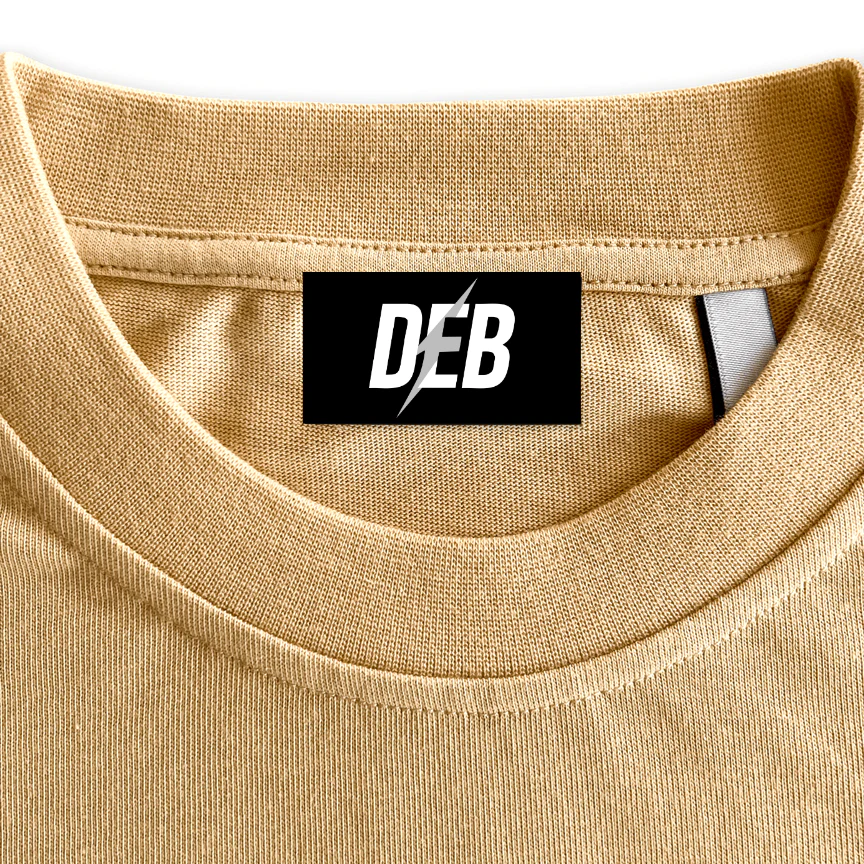 DEB Custom Neck Label.