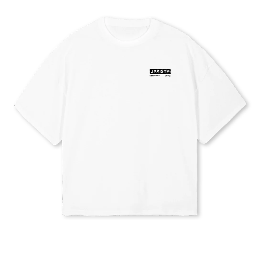 DECONSTRUCTEDSHIRT White Oversized Boxy Tee.