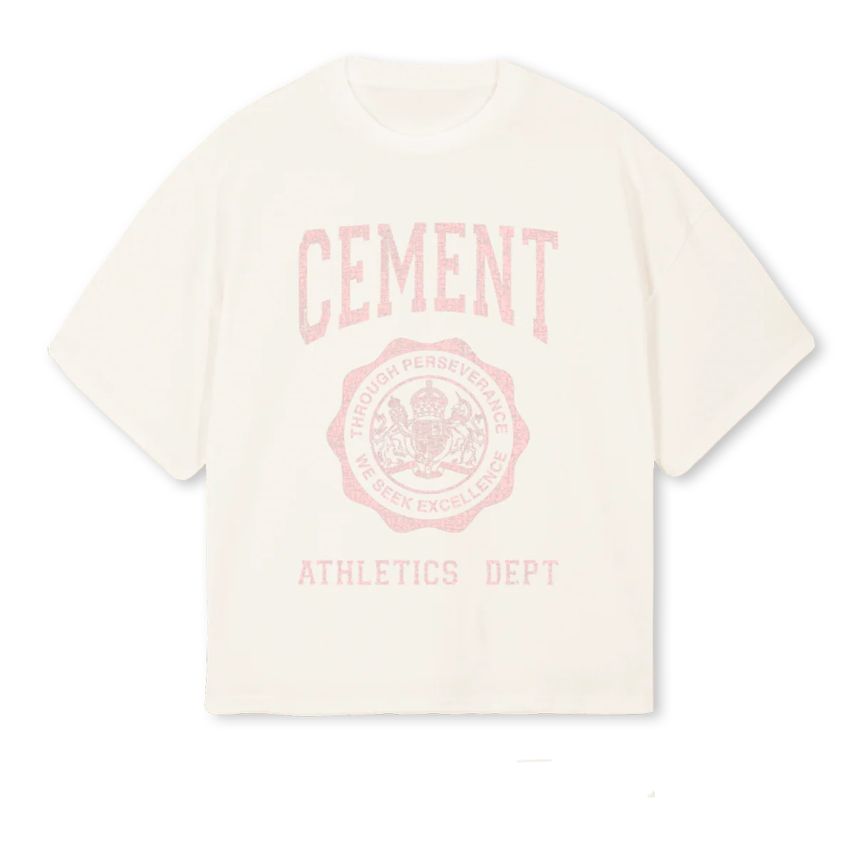 DEPTP Vintage White Oversized Boxy Tee.