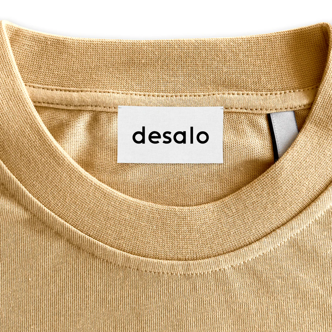 DESALO Custom Neck Label.