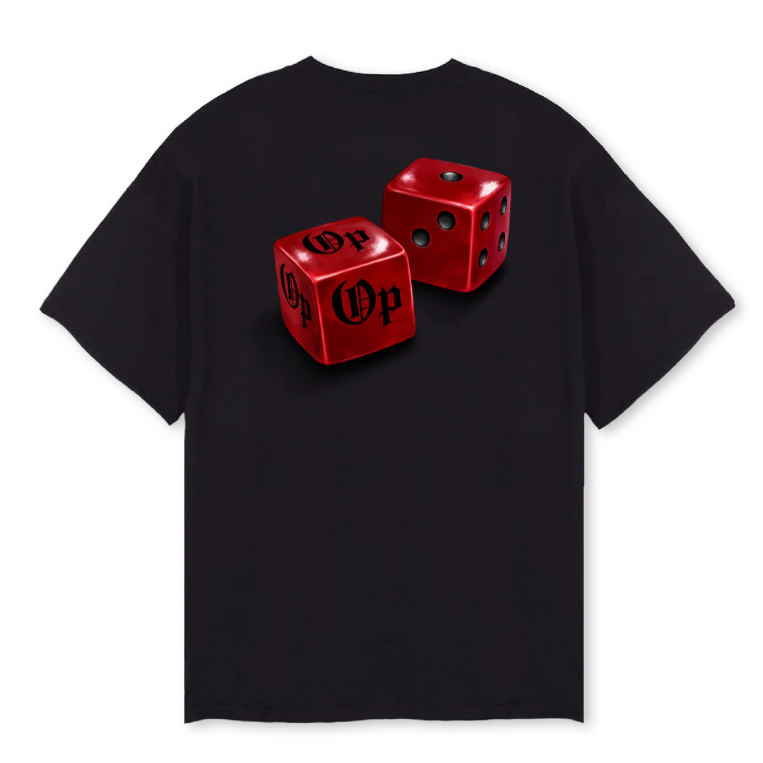 DICEOTRED Black Oversized Tee. - Image 2