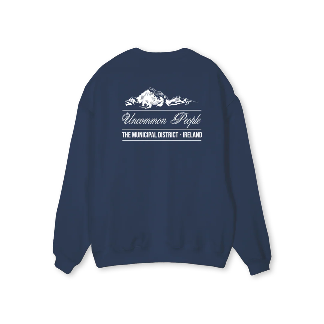 DISTRICT_1  Navy Blue Regular Crewneck Sweater. - Image 2