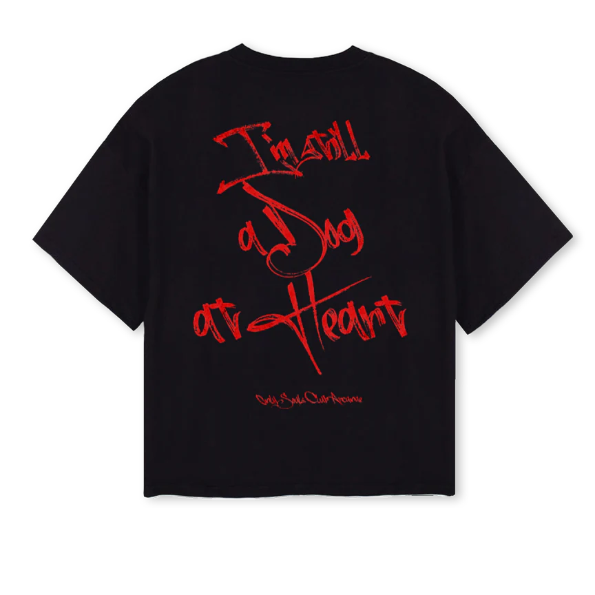 DOGDAYZ Black Oversized Boxy Tee. - Image 2