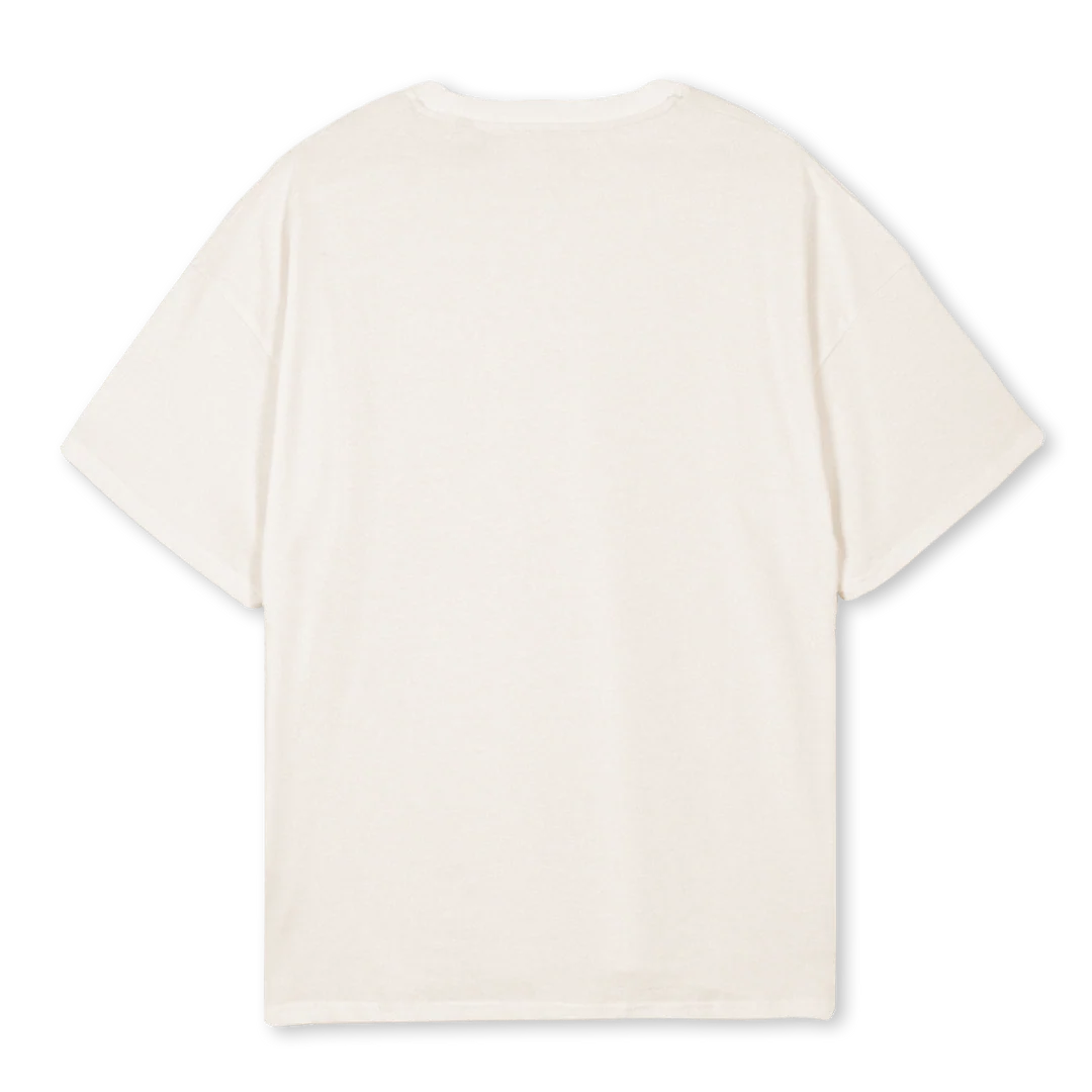 DOLPHSHOW Vintage White Oversized Tee. - Image 2