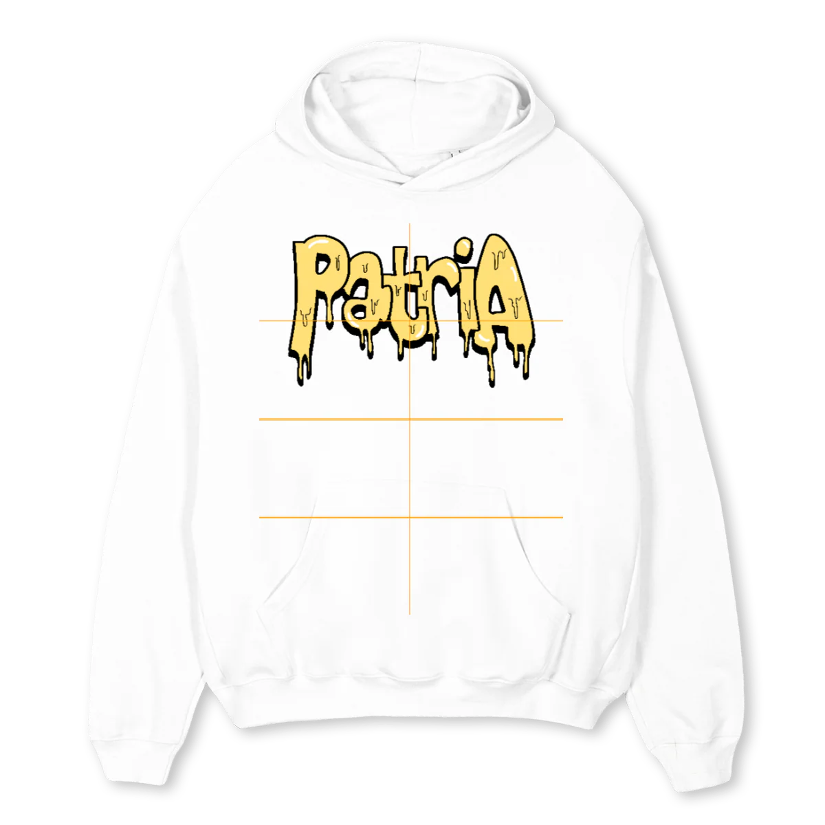DRIPFAITHHOODIE White Oversized Hoodie.