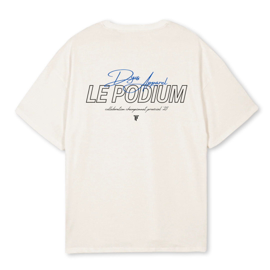DYOSXPODIUMBLANC Vintage White Oversized Tee. - Image 2