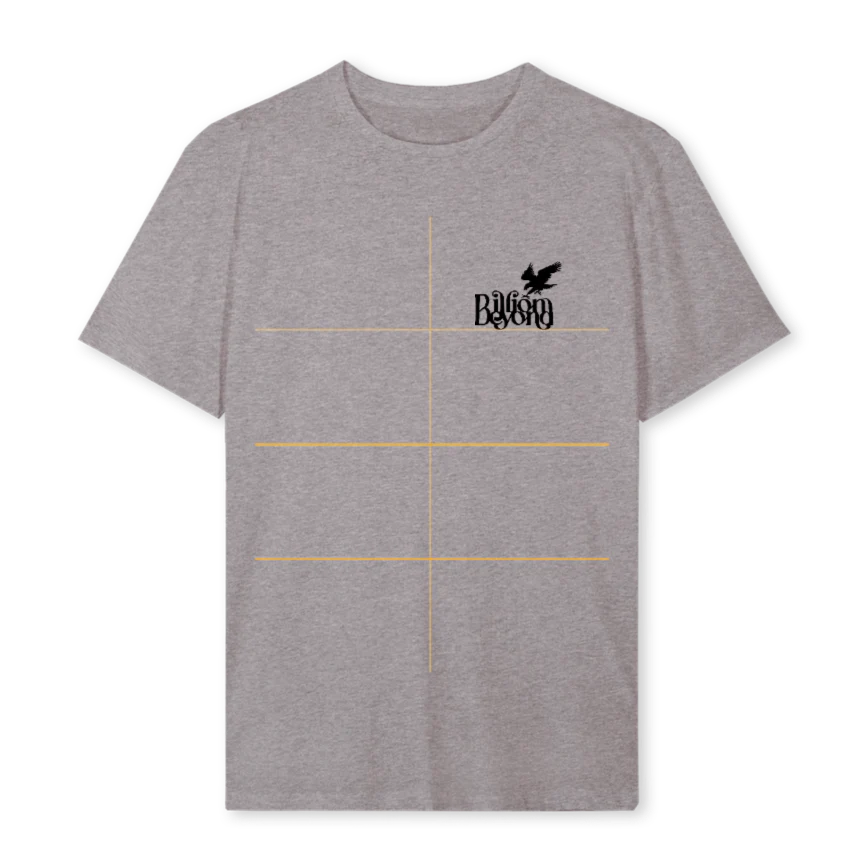 EAGLREGTEEGRY Grey Marl Regular Tee.