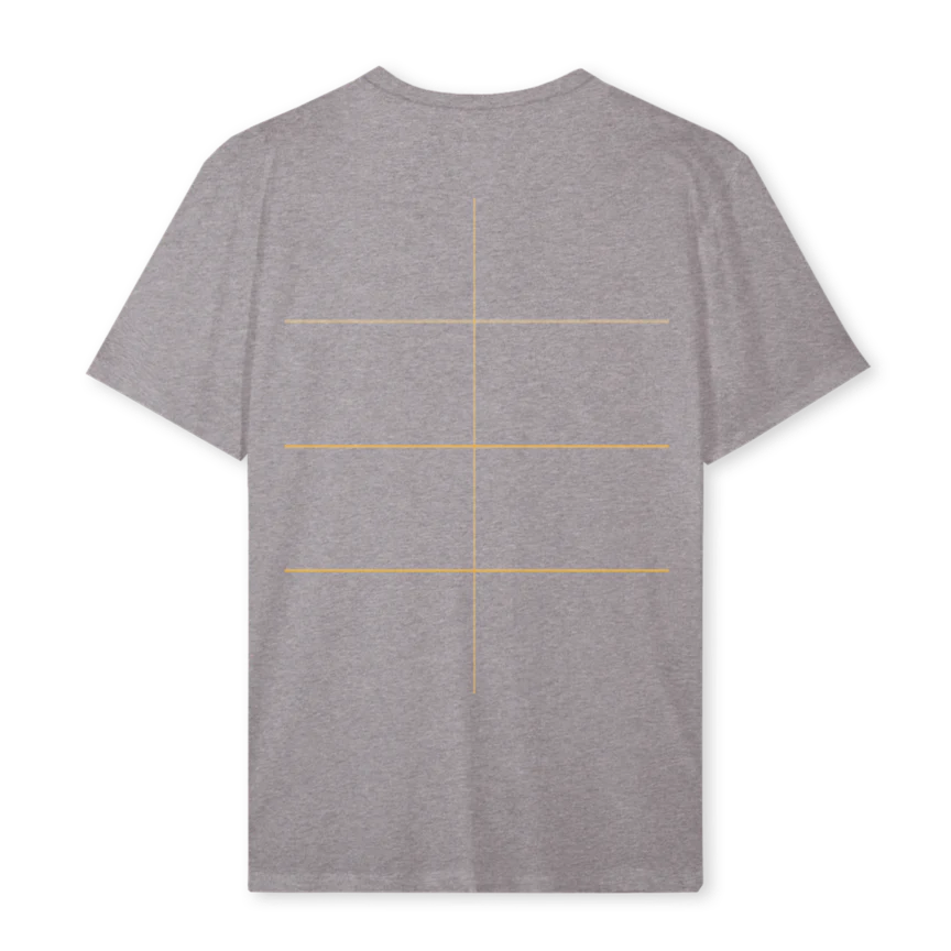 EAGLREGTEEGRY Grey Marl Regular Tee. - Image 2