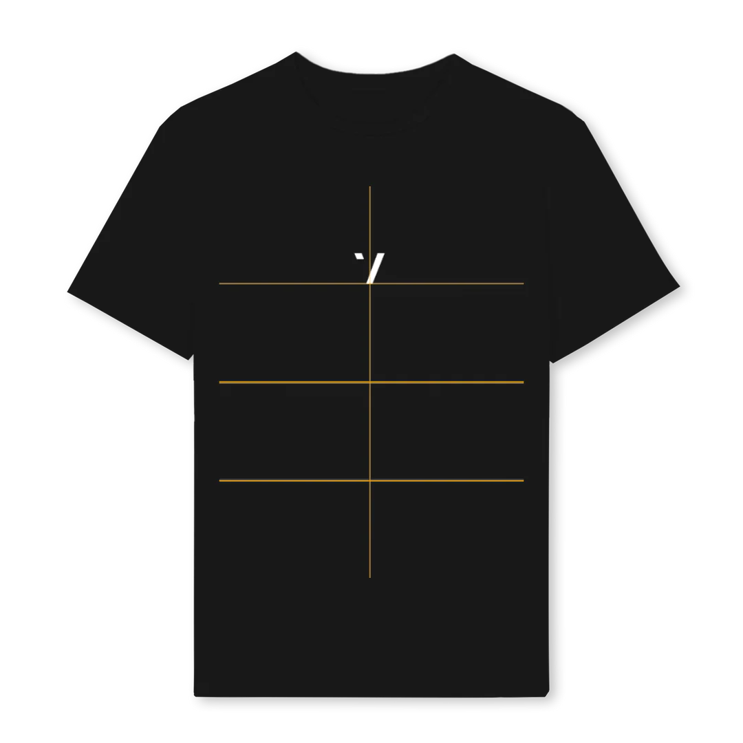 EDEDEDWED Black Regular Tee.