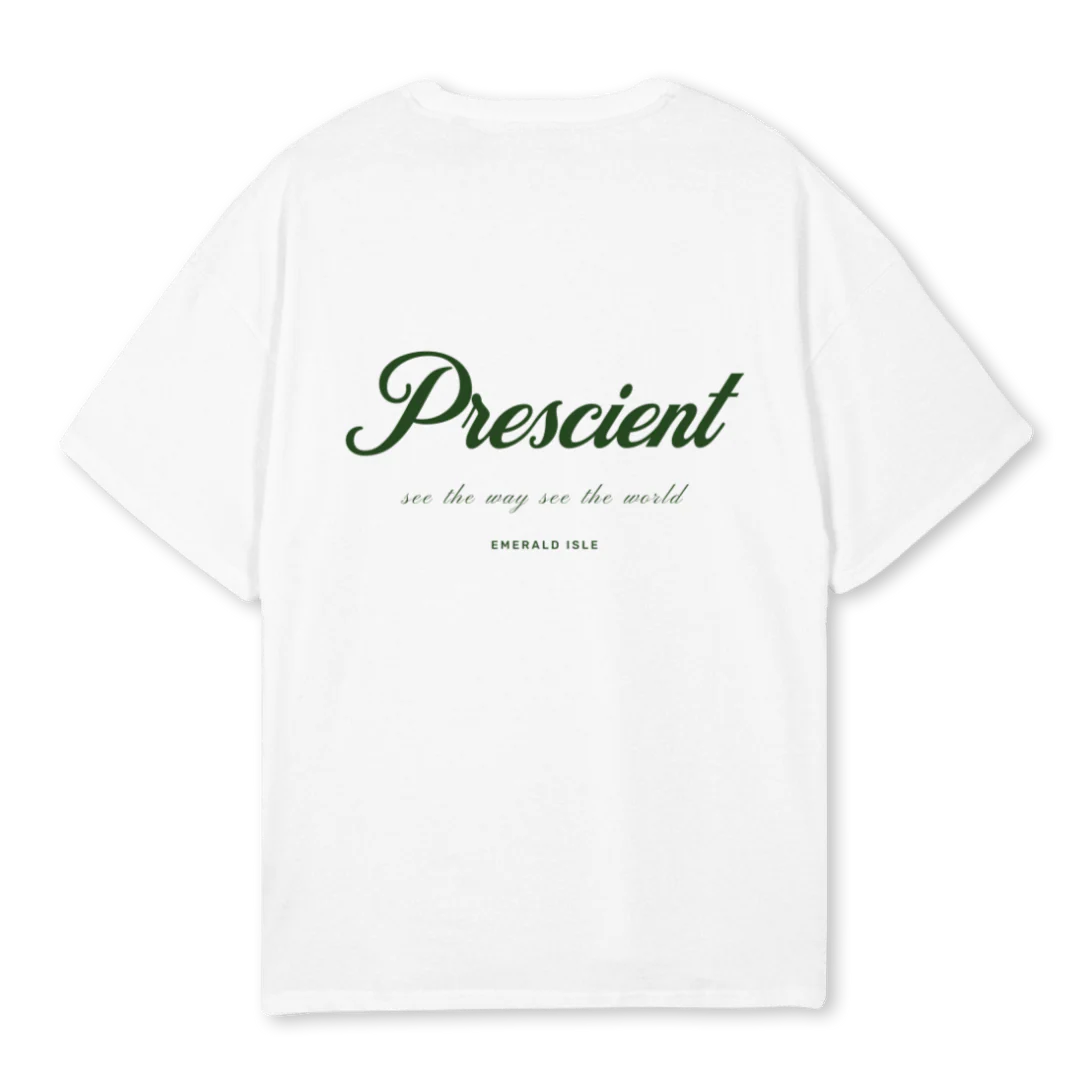 EMERALD  White Oversized Tee. - Image 2
