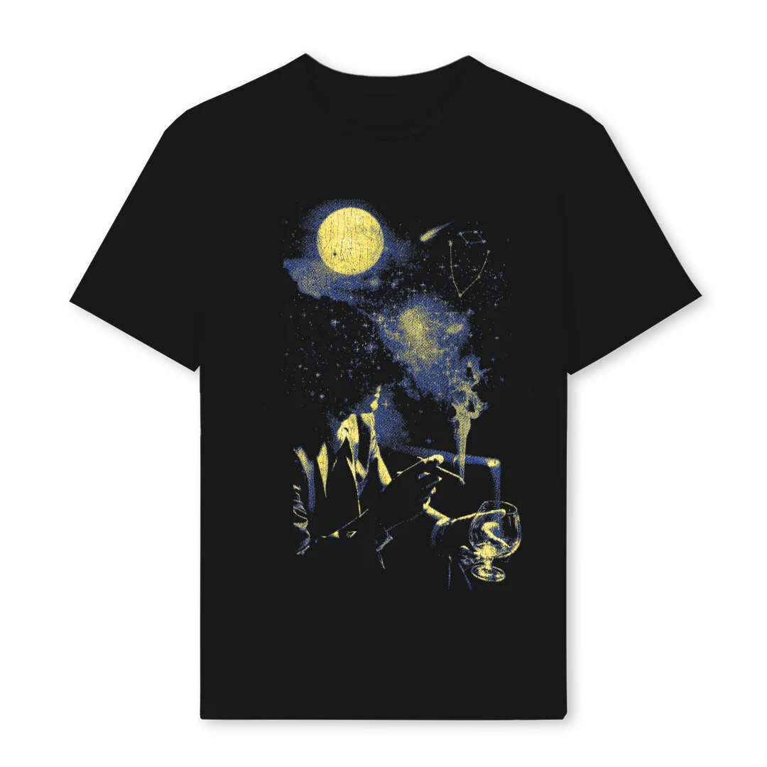 ENLIGHTMENT BLK Black Regular Tee.