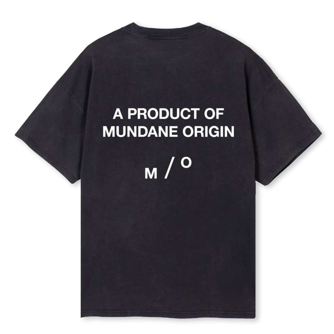 ENVIRONMENTTEE Vintage Black Oversized Tee. - Image 2