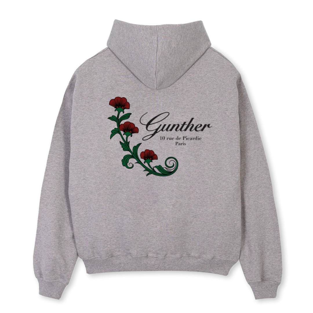 ESSENTIELHOODIE Grey Marl Oversized Hoodie. - Image 2