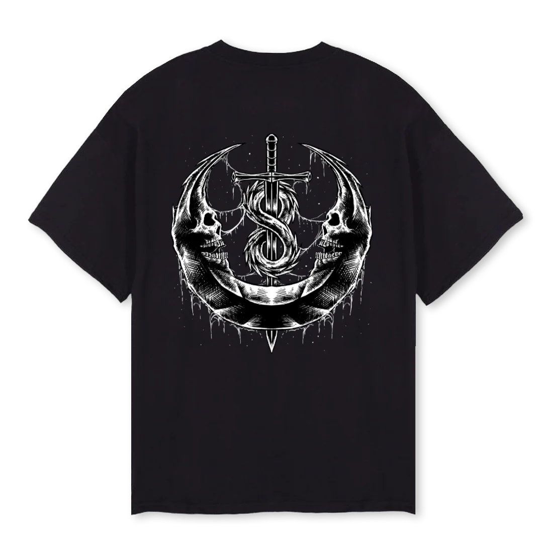 ETERNAL CURSE OG Black Oversized Tee. - Image 2