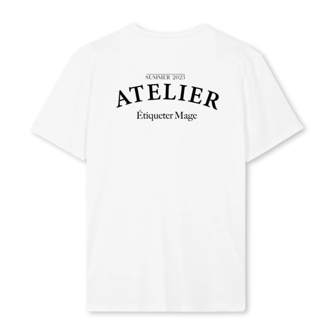 ETIQUETER WRT White Regular Tee. - Image 2