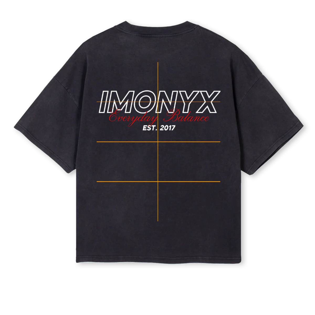 EVERYDAY  Vintage Black Oversized Boxy Tee. - Image 2