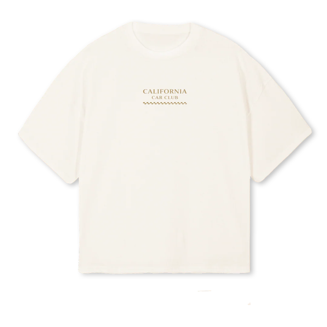 EWHITE Vintage White Oversized Boxy Tee.