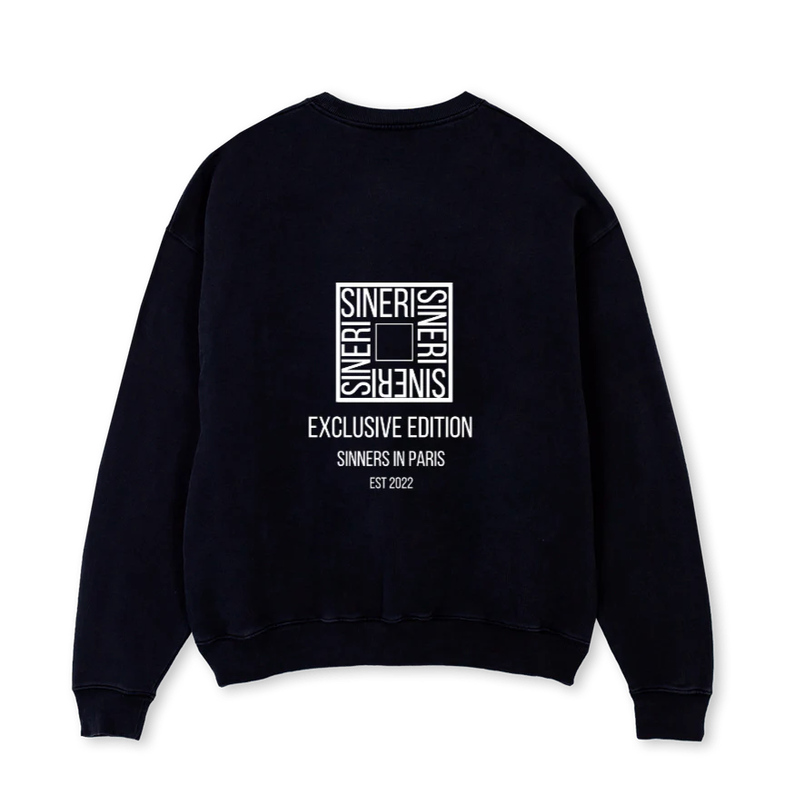 EXC EDTN SW SHIRT  Black Oversized Crewneck Sweater. - Image 2