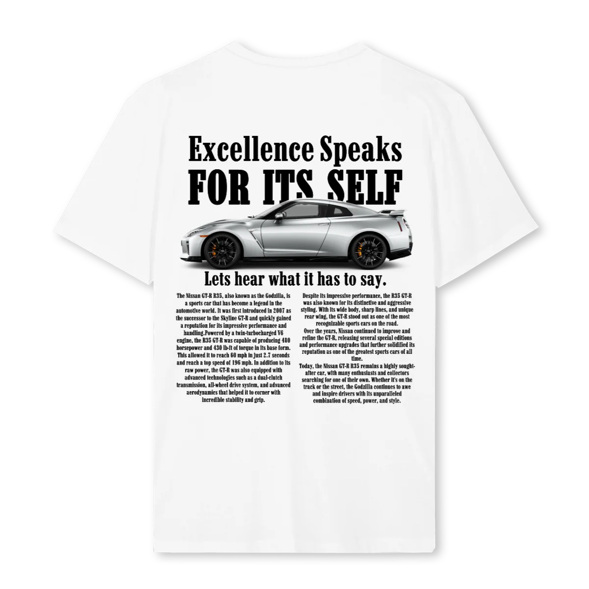EXCELLENCESPEAKSWTEE White Regular Tee. - Image 2