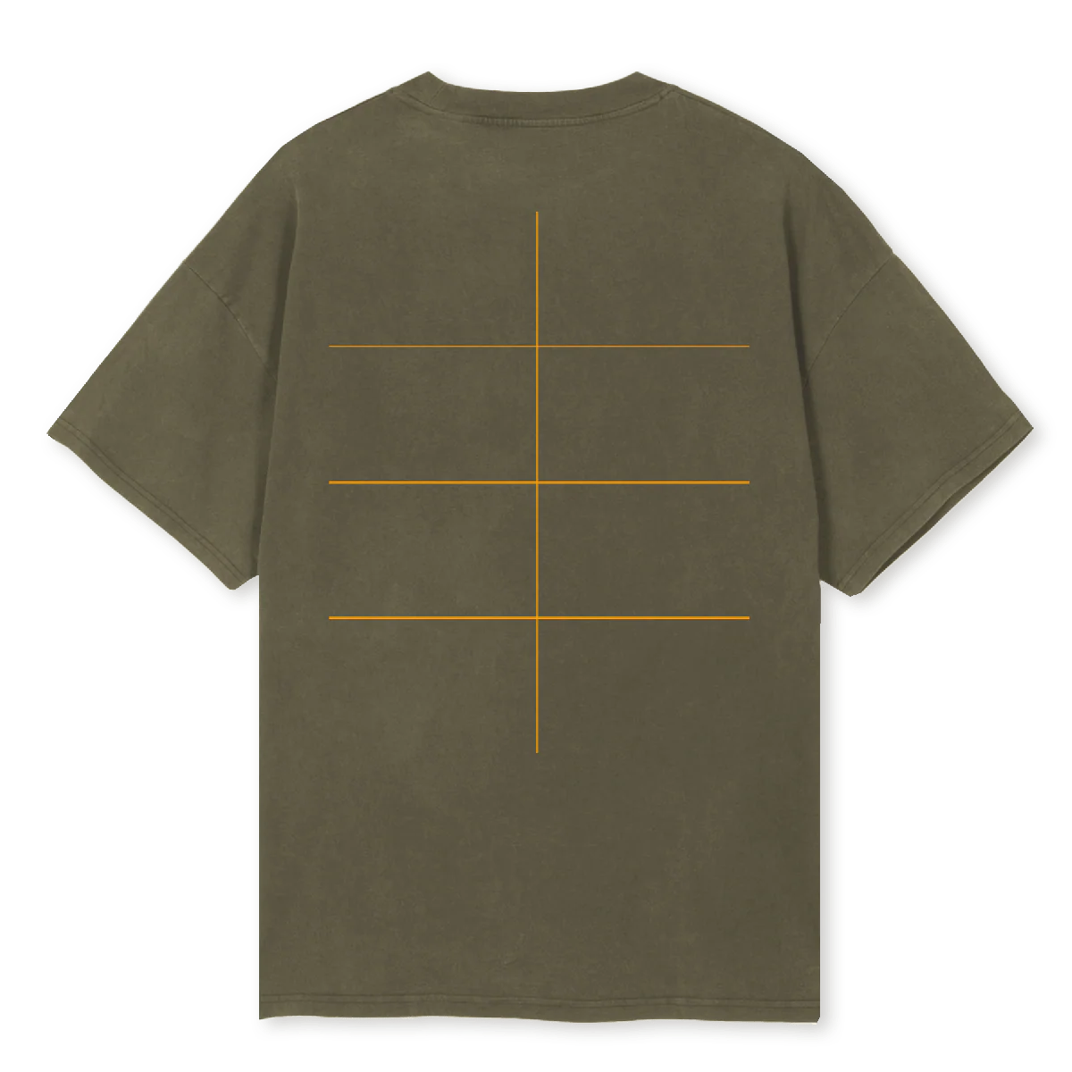 F Vintage Olive Oversized Tee. - Image 2