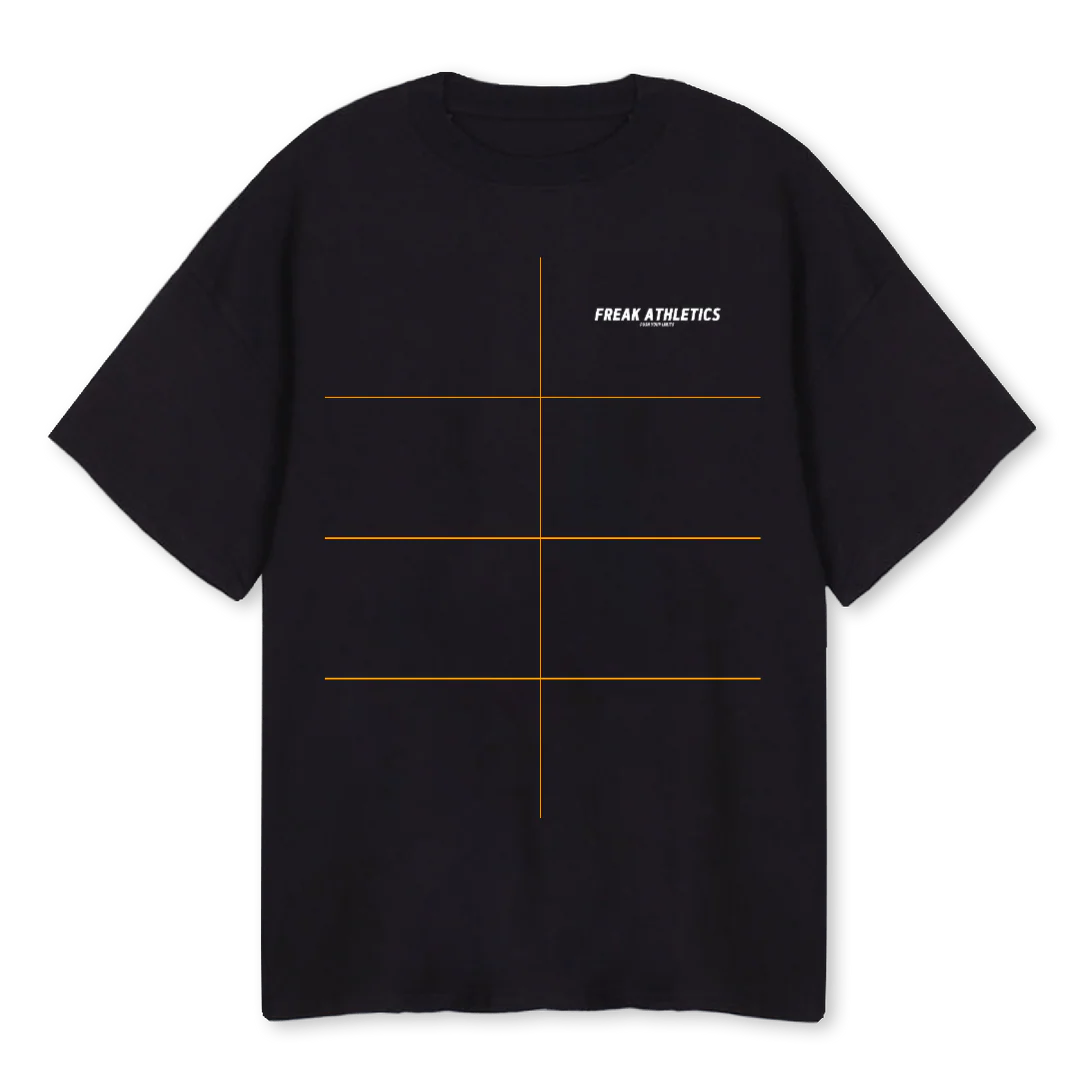 FA P Black Oversized Tee.