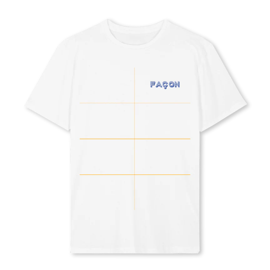 FACON White Regular Tee.