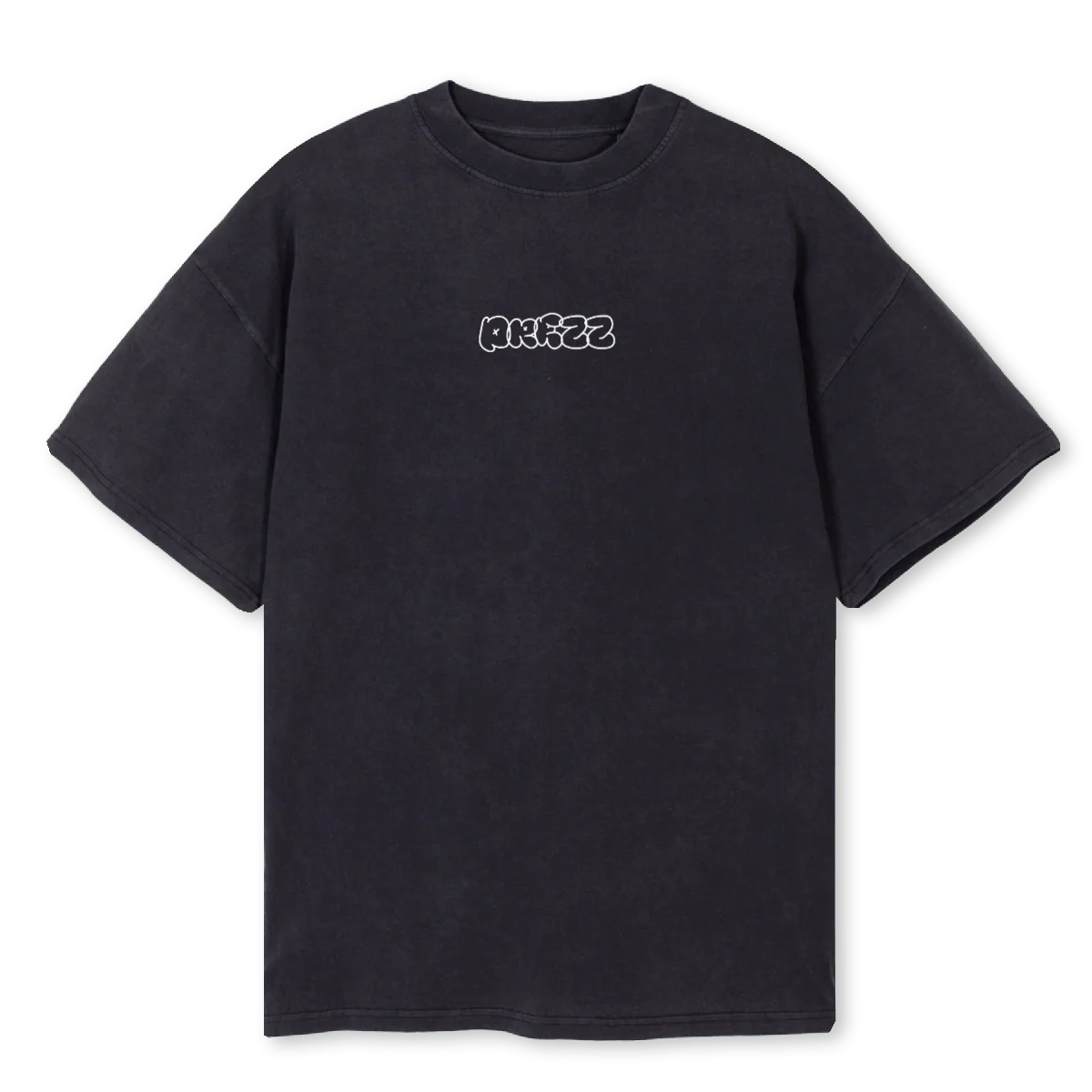 FAITH OVER FEAR VB Vintage Black Oversized Tee.
