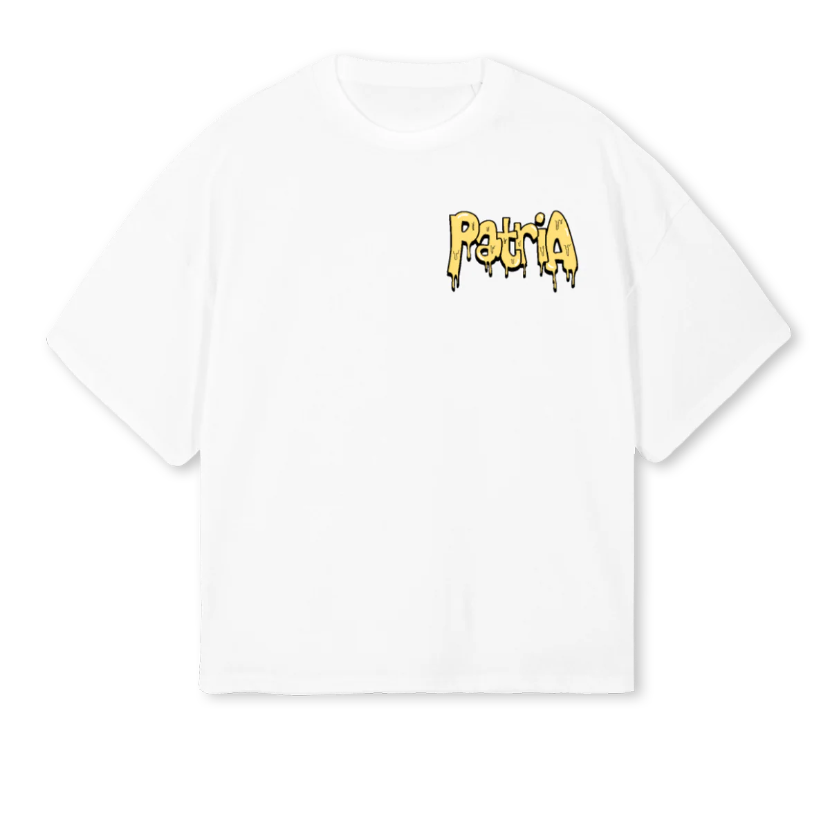 FAITHDRIP White Oversized Boxy Tee.