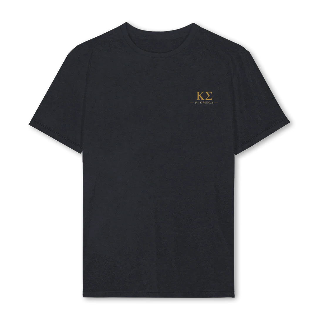 FALLRUSHTWOSIX Vintage Black Regular Tee.