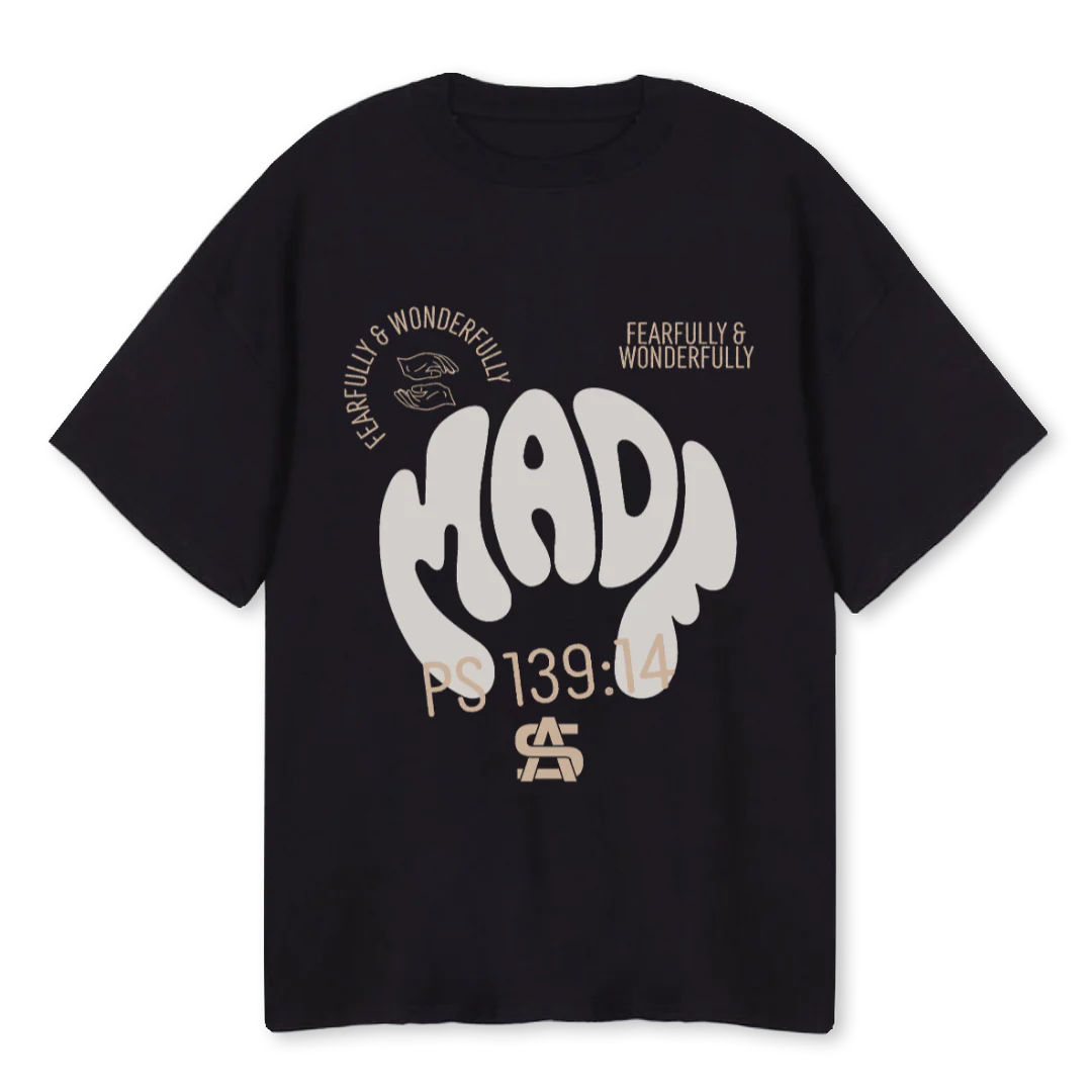 FAWMBT Black Oversized Tee.