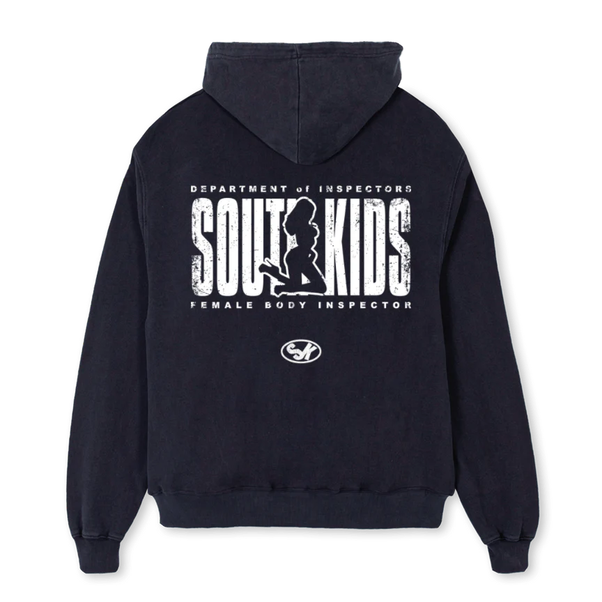 FBIHOODIE Vintage Black Oversized Hoodie. - Image 2