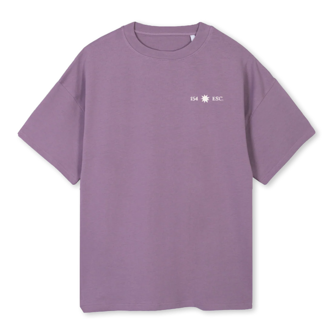 FEITO COM AMOR  Purple Oversized Tee.