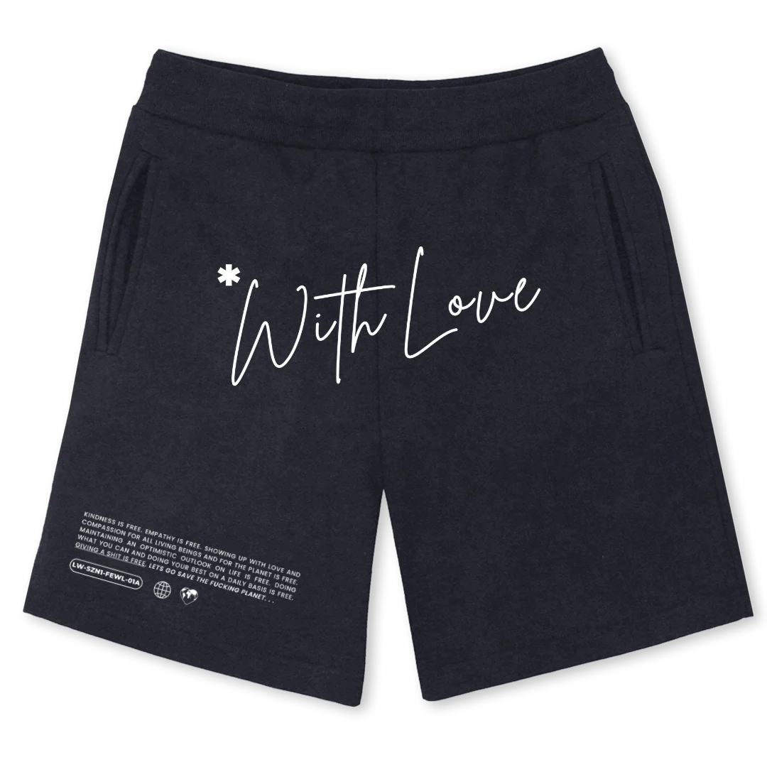 FEWLSHORTSVINTBLK Vintage Black Sweatshorts.