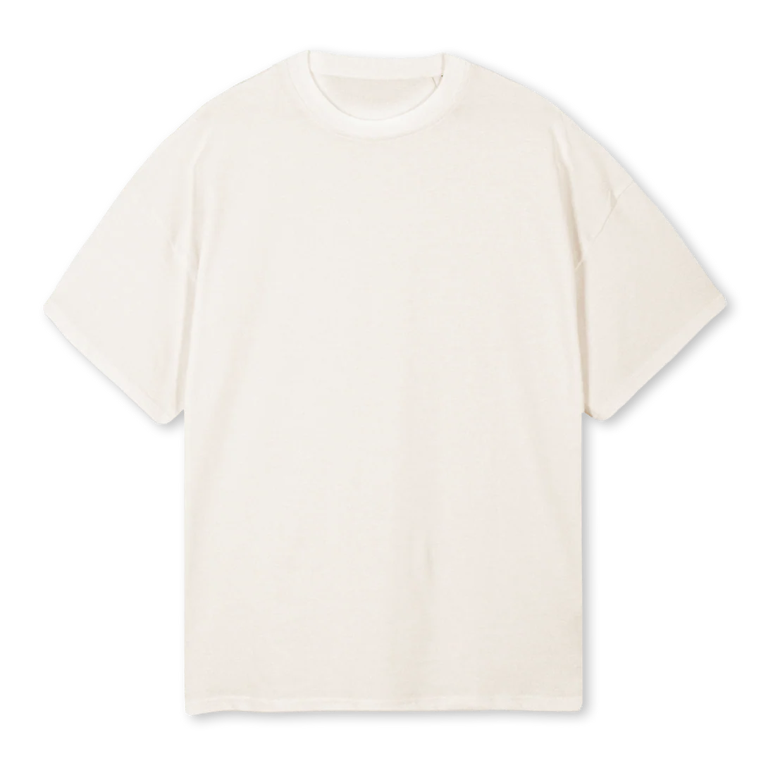 FFBACKPRINT Vintage White Oversized Tee.