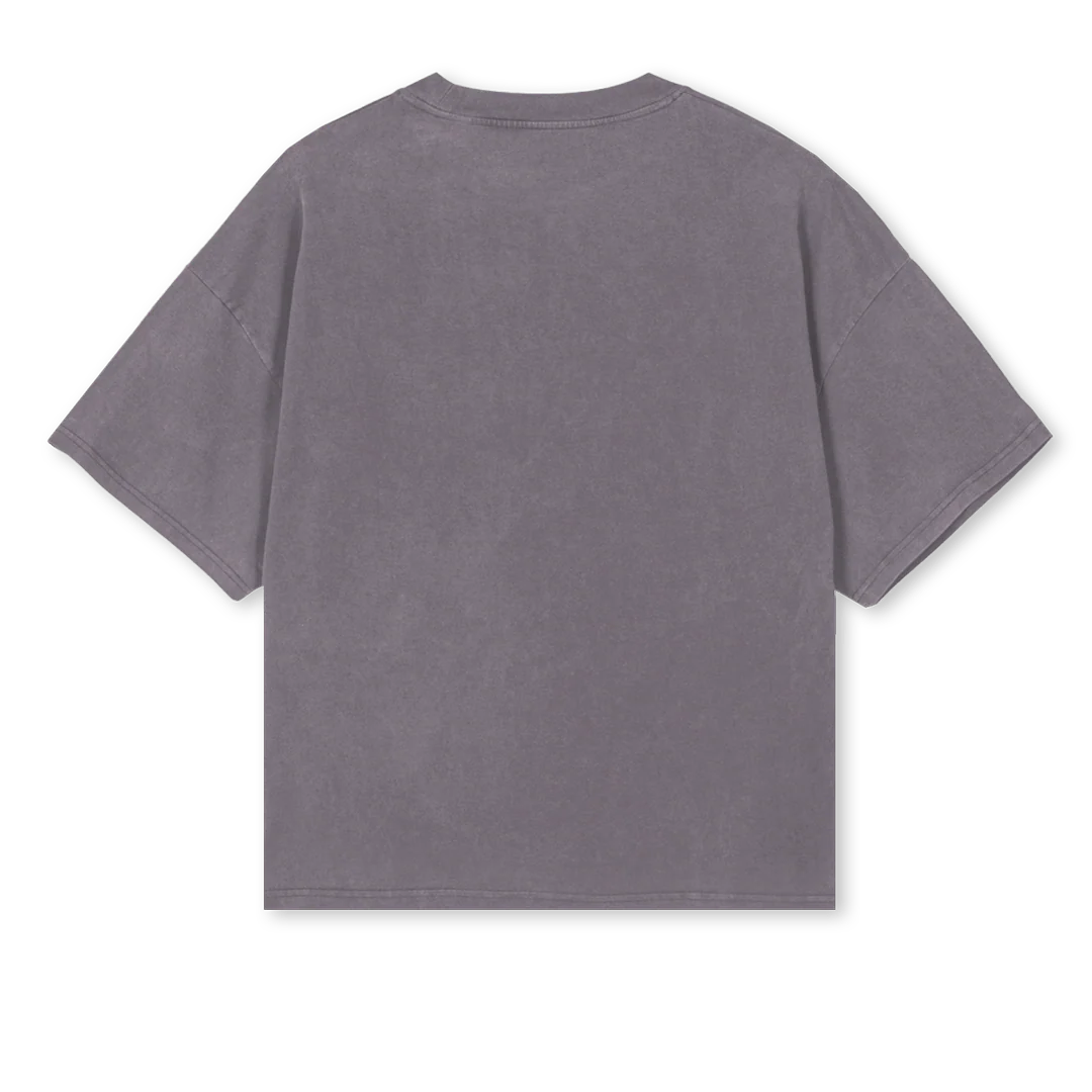 FFMONOGRAM Pigment Grey Oversized Boxy Tee. - Image 2