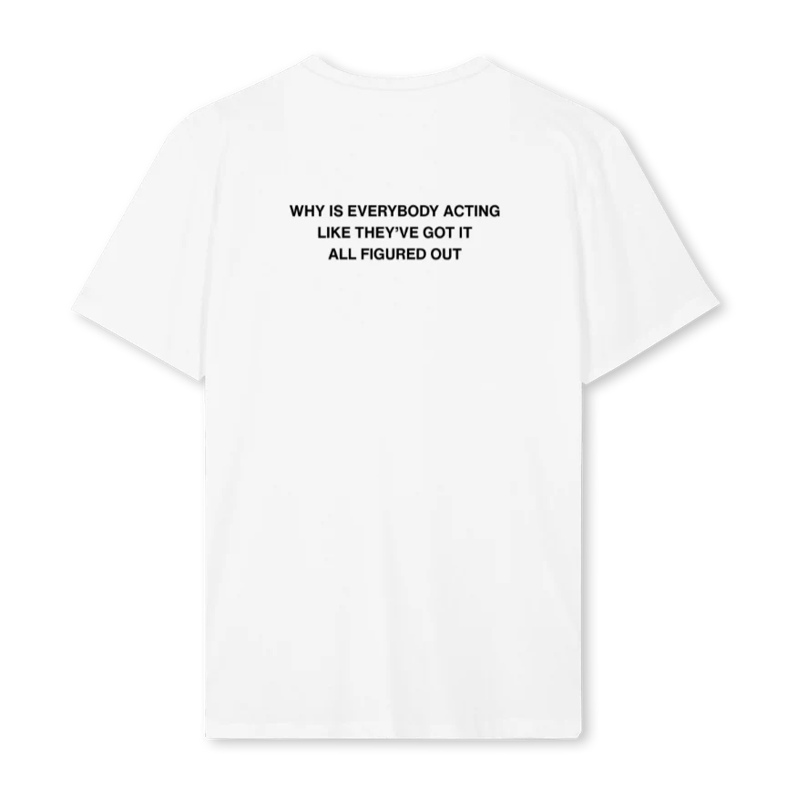FGRDOUT White Regular Tee. - Image 2