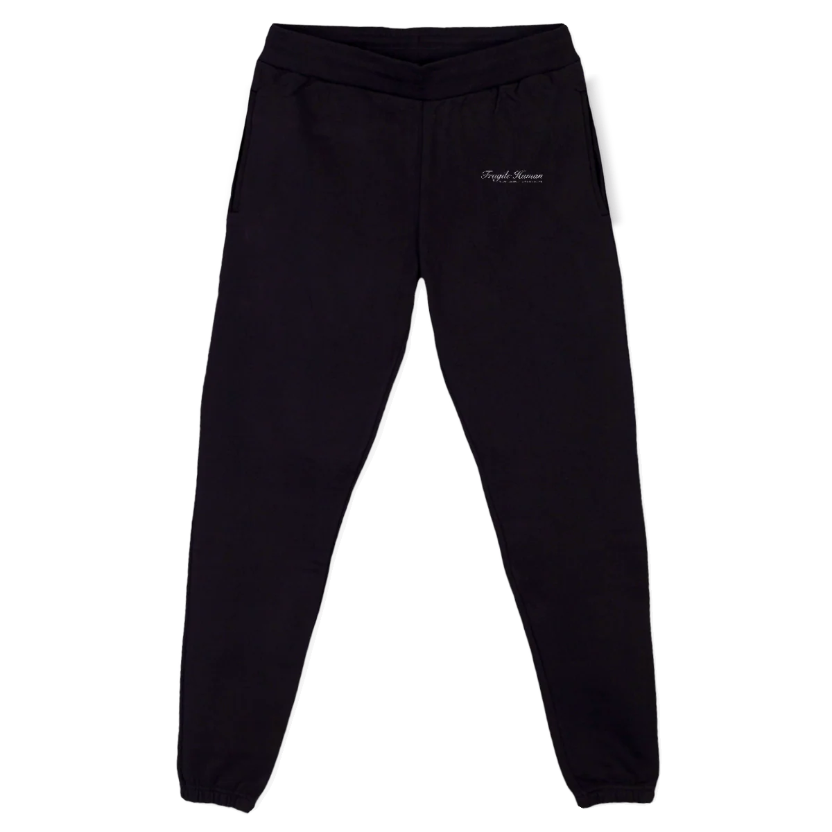 FH  Black Relaxed Sweatpants.