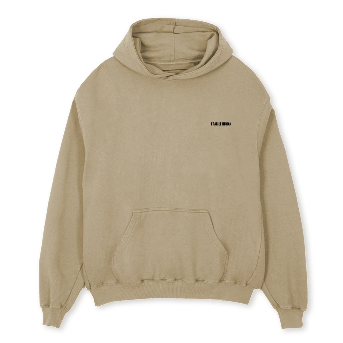FH CHINESE LOG Vintage Dune Oversized Hoodie.