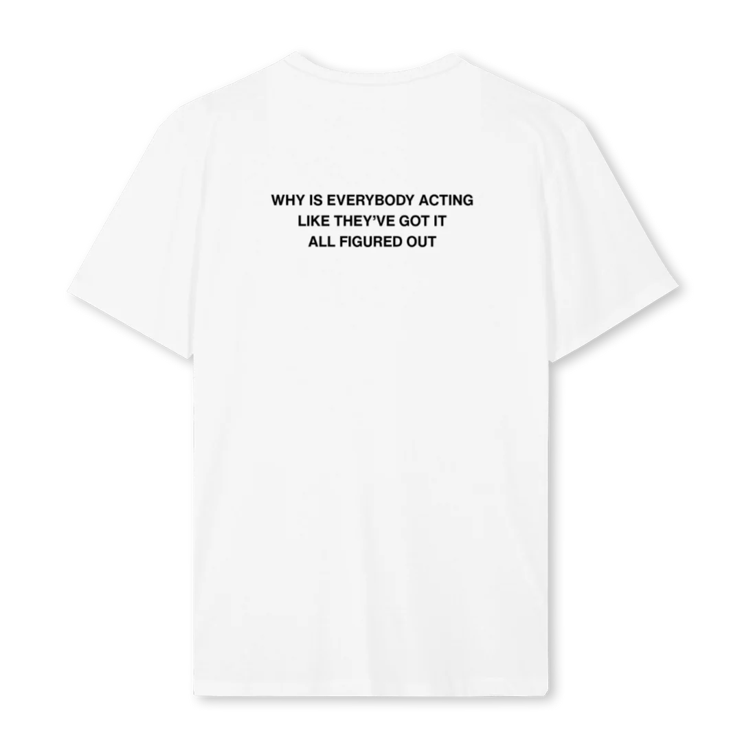 FIGUREDOUT White Regular Tee. - Image 2