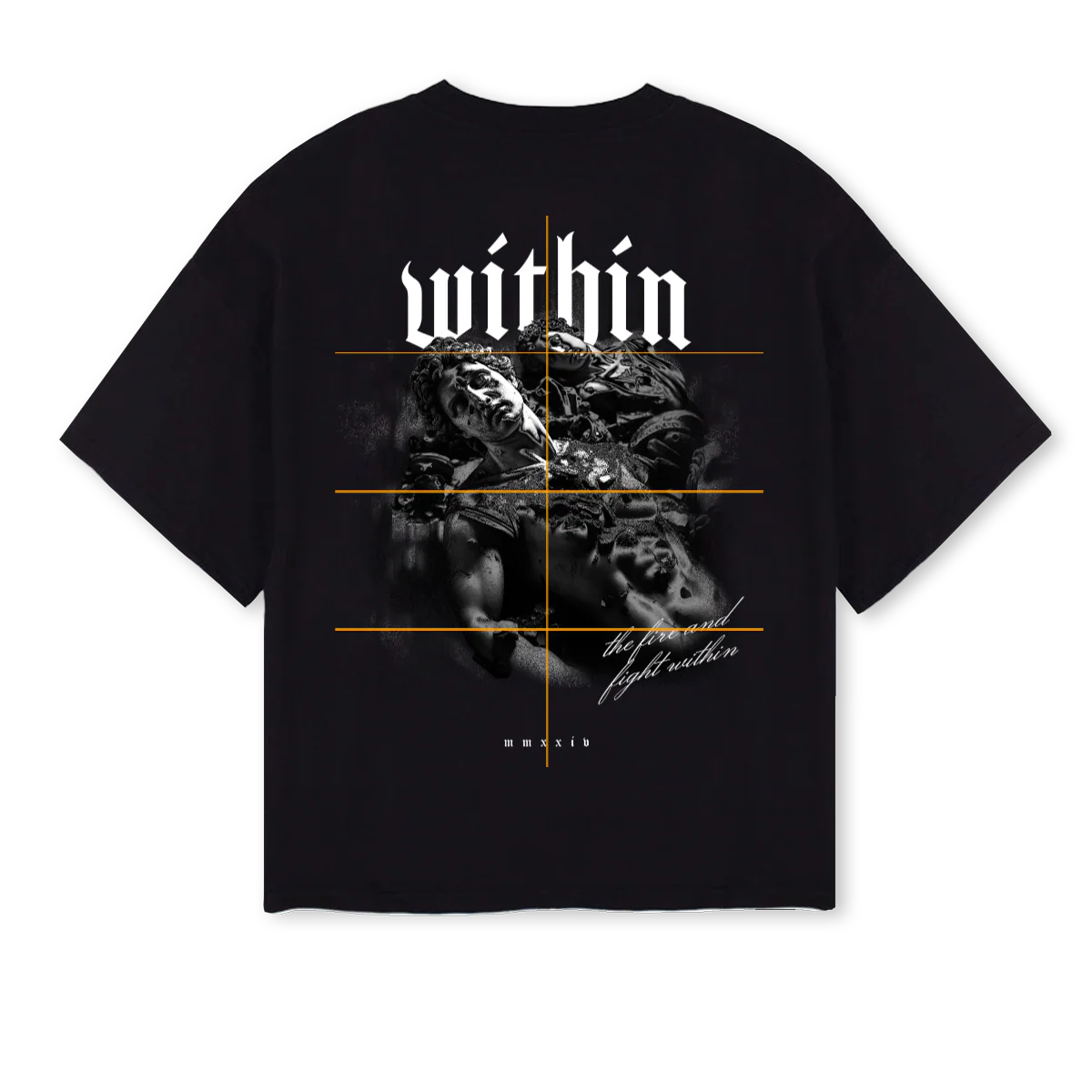 FINALBLACKBACK Black Oversized Boxy Tee. - Image 2