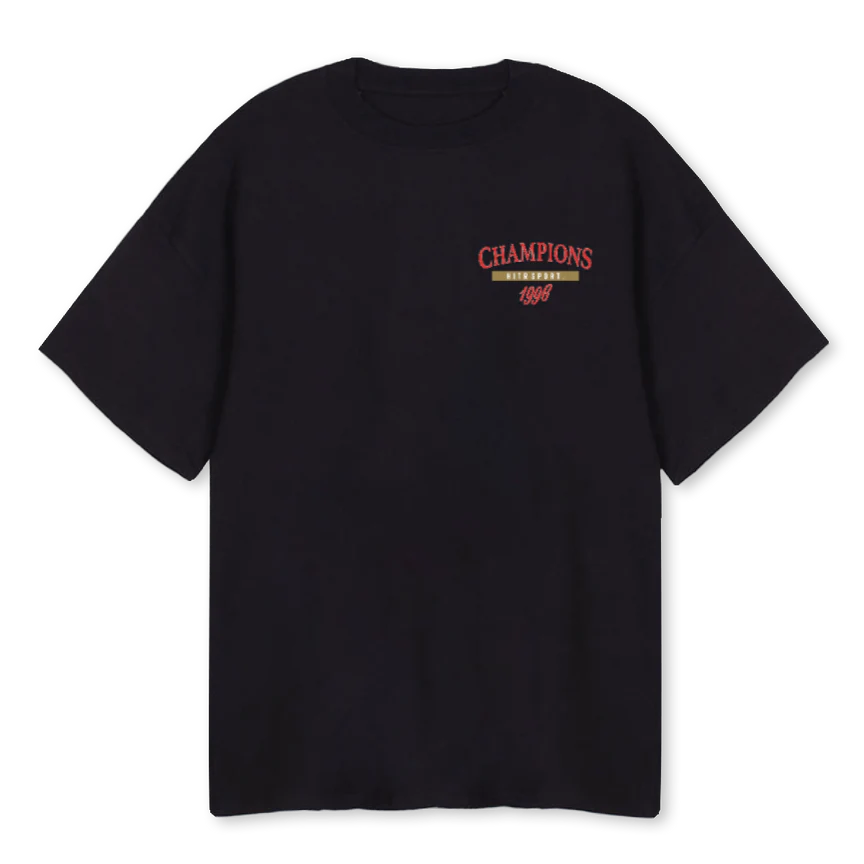 FINALS Black Oversized Tee.