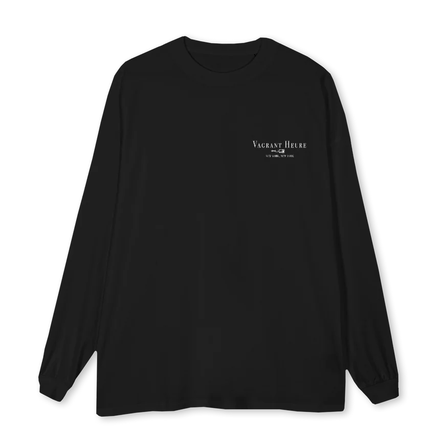 FINDYOURPATH Black Oversized LS Tee.