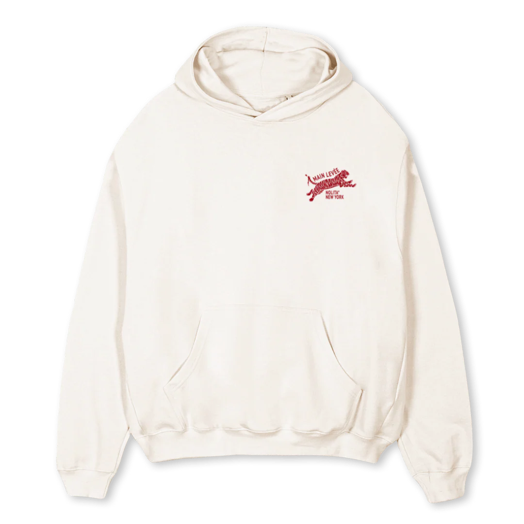 AMLCHINATOWNTIGER_VWC Vintage White Oversized Hoodie