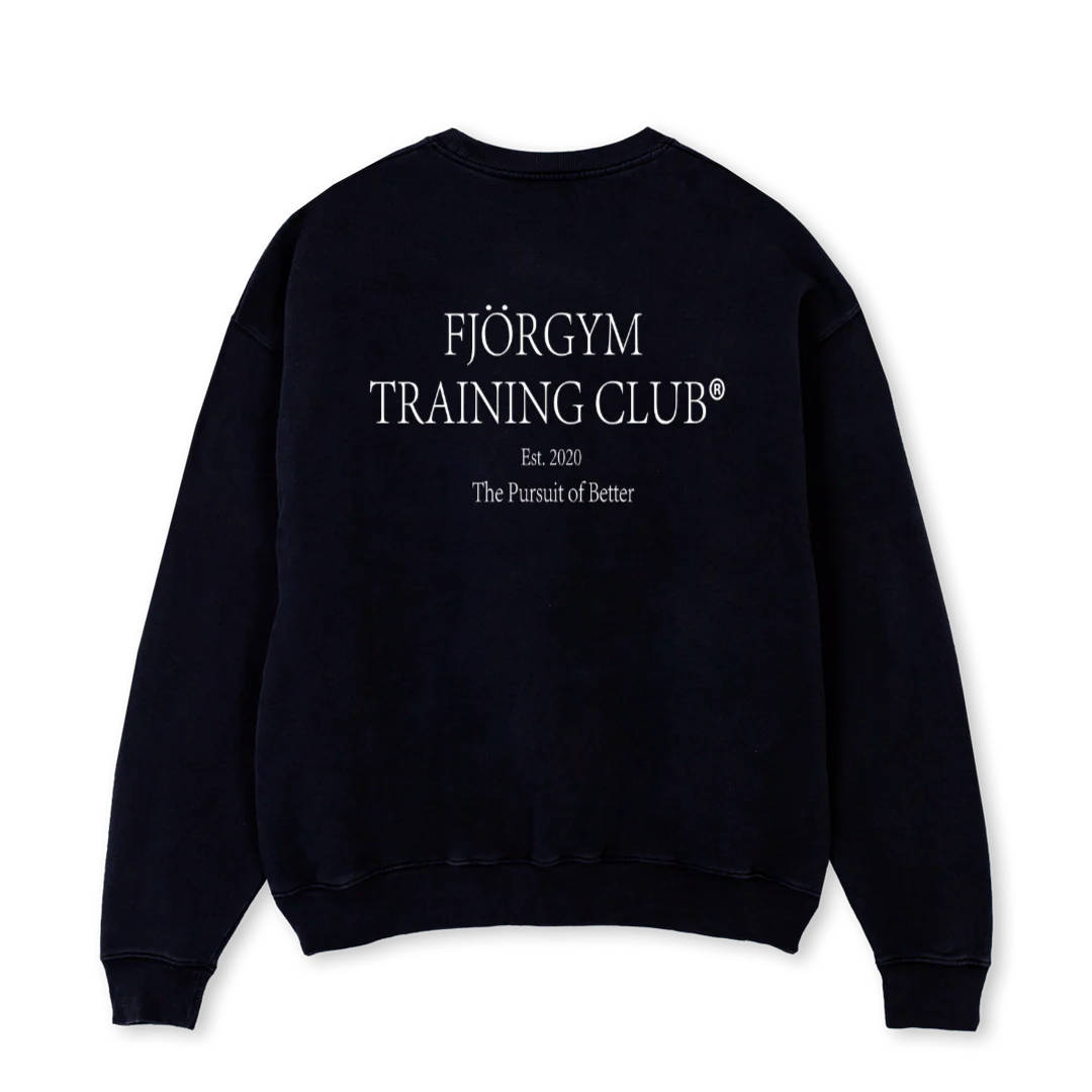 FJORGYM OS TC SW Black Oversized Crewneck Sweater. - Image 2
