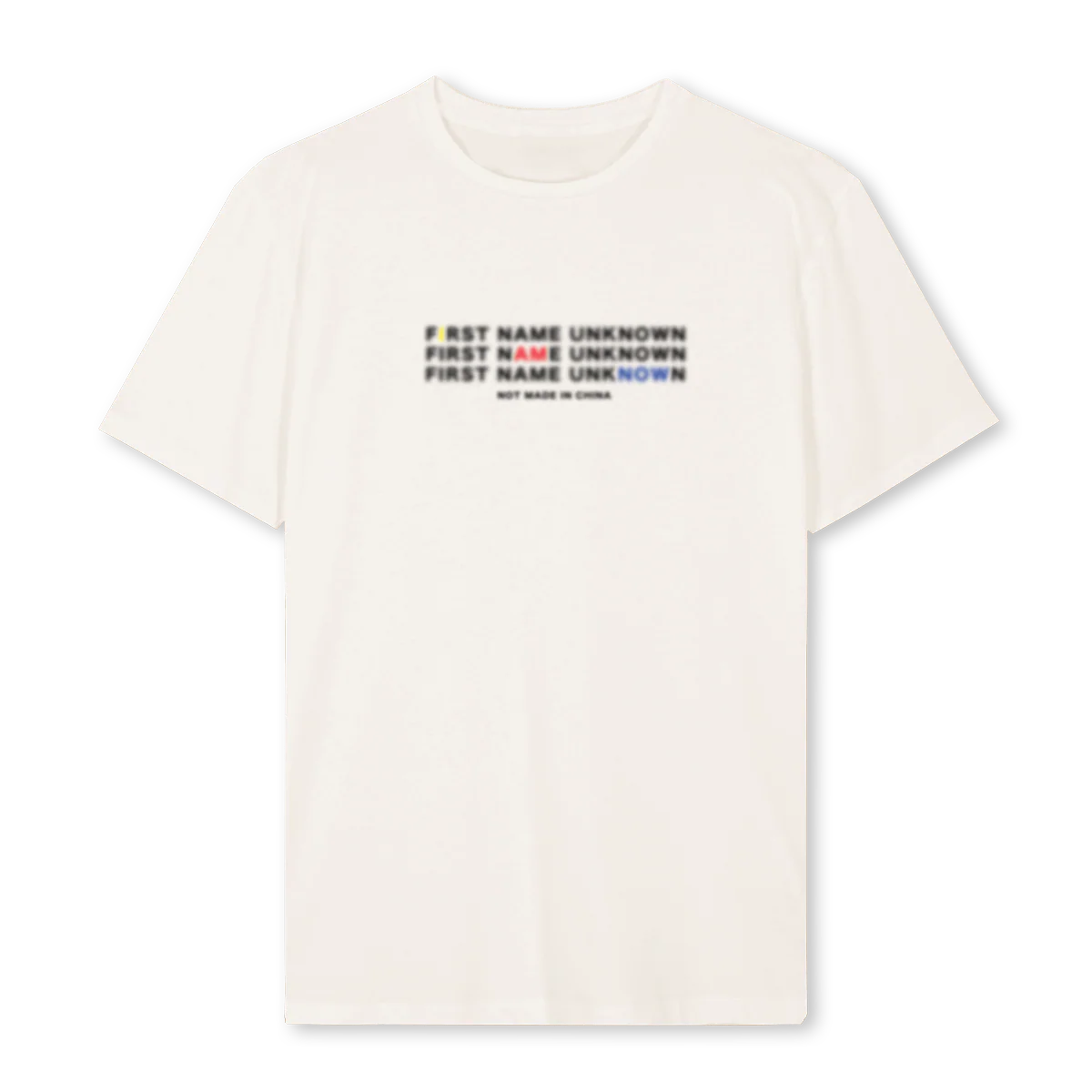 FNUBLUR Vintage White Regular Tee.